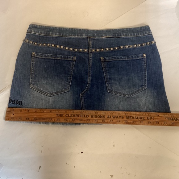 Harley-Davidson Denim Skirt size 12 - Picture 9 of 12
